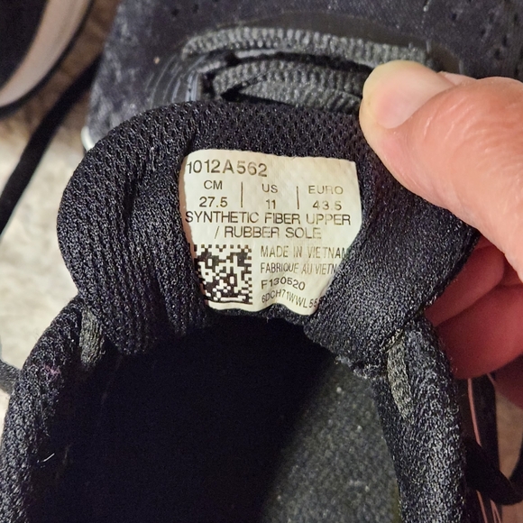 Asics Womens Sz 11  Gel-Excite 7 Amplifoam Running Shoes Black Athletic Sneakers - Picture 7 of 7